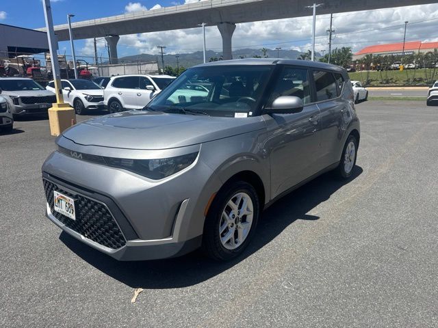 Steel Gray 2023 Kia Soul SUV / Crossover Front-Wheel Drive Continuously Variable Transmission