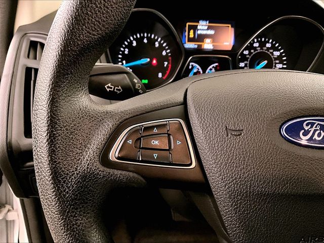 2018 Ford Focus S White at Phil Fitts Ford