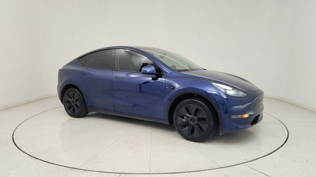 Blue 2025 Tesla Model Y SUV / Crossover Rear-Wheel Drive 1-Speed Automatic