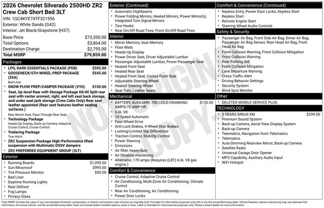 2026 Chevrolet Silverado 2500HD ZR2 - Image 4