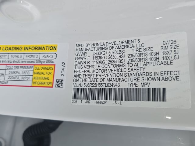 New 2026 Honda CR-V Hybrid SUV