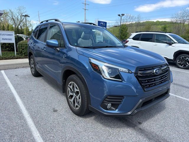 2023 Subaru Forester Premium Blue at Subaru and VW of Moon Township
