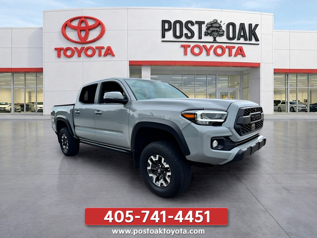 Cement 2021 Toyota Tacoma TRD Off Road Double Cab 4WD Pickup Truck Four-Wheel Drive 6-Speed Automatic