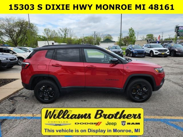2023 Jeep Compass Trailhawk - Redline Pearlcoat exterior view 2
