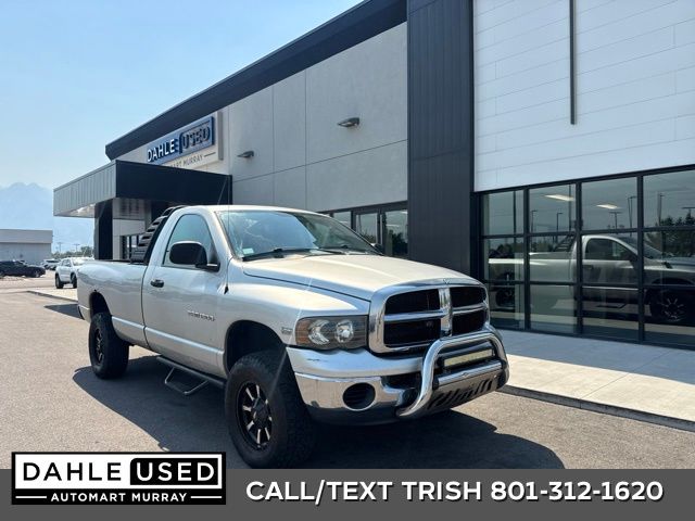 Bright Silver Metallic 2005 Dodge RAM 1500 Pickup Truck Four-Wheel Drive 5-Speed Automatic