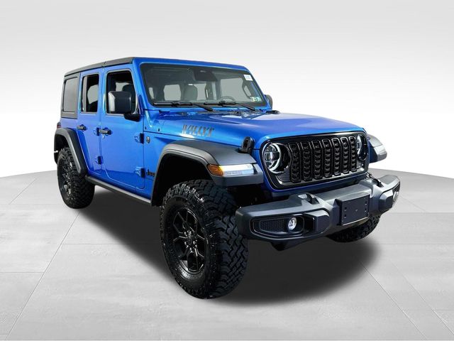 Hydro Blue Pearl Coat 2026 Jeep Wrangler SUV / Crossover Four-Wheel Drive 8-Speed Automatic