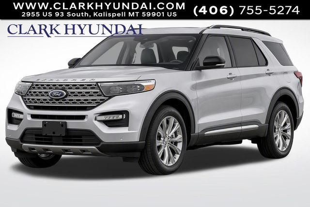 Silver Metallic 2024 Ford Explorer SUV / Crossover All-Wheel Drive Automatic