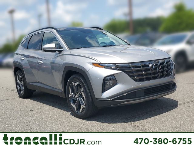 Shimmering Silver 2022 Hyundai Tucson SUV / Crossover Front-Wheel Drive 8-Speed Automatic