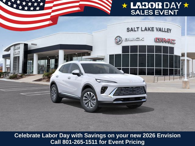 Summit White 2026 Buick Envision SUV / Crossover All-Wheel Drive 9-Speed Automatic