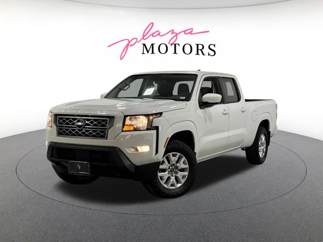 Glacier White 2022 Nissan Frontier SV Crew Cab LB 4WD Pickup Truck Four-Wheel Drive 9-Speed Automatic