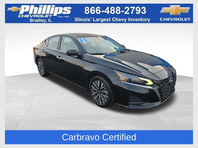 Super Black 2025 Nissan Altima Sedan Front-Wheel Drive Continuously Variable Transmission