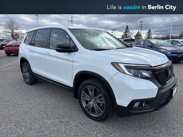 Platinum White Pearl 2021 Honda Passport EX-L AWD SUV / Crossover All-Wheel Drive 9-Speed Automatic