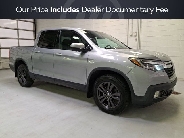 Silver 2019 Honda Ridgeline Pickup Truck All-Wheel Drive 6-Speed Automatic