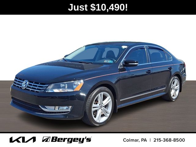Black Uni 2015 Volkswagen Passat 1.8T SEL Premium FWD Sedan Front-Wheel Drive 6-Speed Automatic