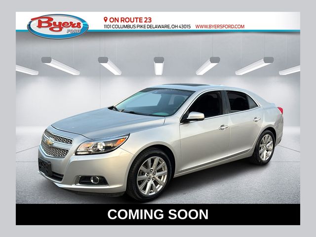 Silver Ice Metallic 2013 Chevrolet Malibu Sedan Front-Wheel Drive 6-Speed Automatic Overdrive