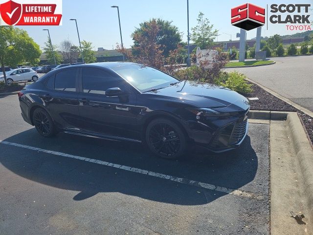 Midnight Black Metallic 2025 Toyota Camry Sedan Front-Wheel Drive Continuously Variable Transmission