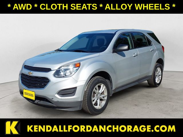 Silver Ice Metallic 2017 Chevrolet Equinox SUV / Crossover All-Wheel Drive 6-Speed Automatic Overdrive