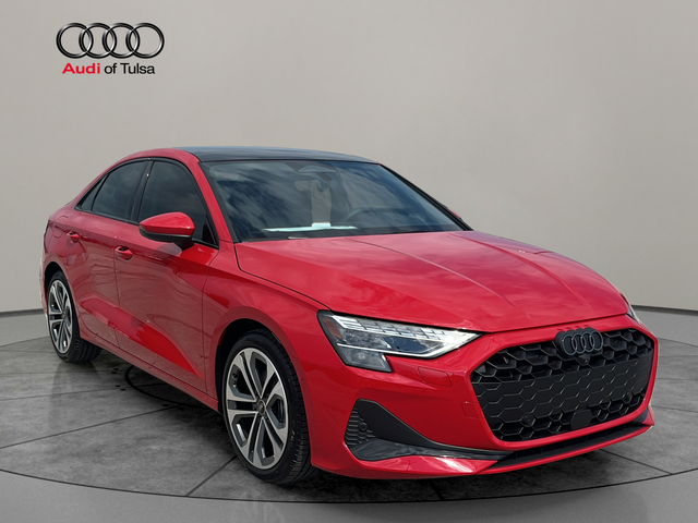 Progressive Red Metallic 2026 Audi A3 Sedan All-Wheel Drive 7-Speed Automatic