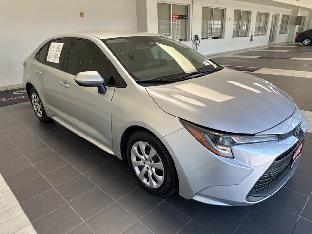2024 Toyota Corolla LE Silver at Traditions Chevrolet