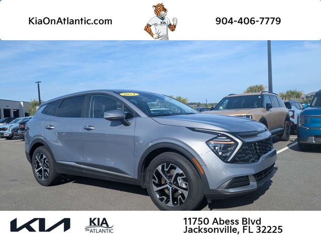 Silver 2024 Kia Sportage SUV / Crossover Front-Wheel Drive 8-Speed Automatic