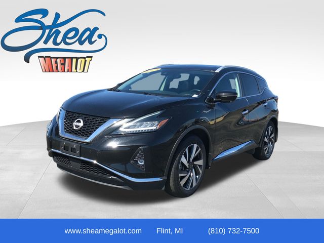 Super Black 2023 Nissan Murano SL AWD SUV / Crossover All-Wheel Drive Continuously Variable Transmission