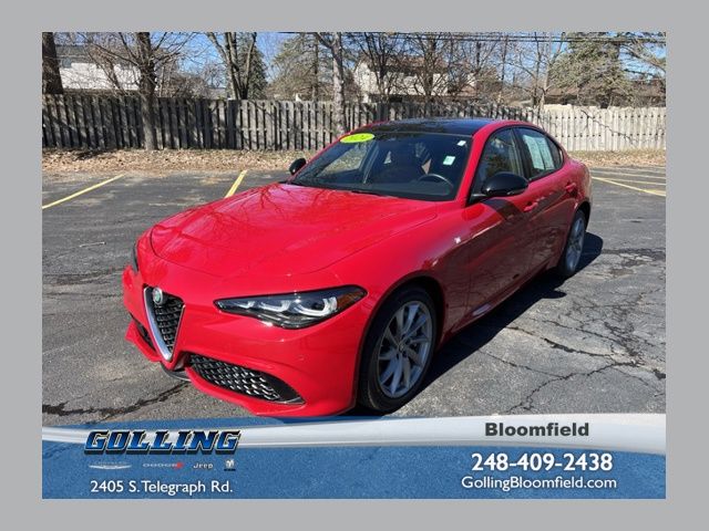 Alfa Rosso 2024 Alfa Romeo Giulia Ti AWD Sedan All-Wheel Drive 8-Speed Automatic