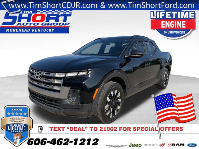 Phantom Black 2025 Hyundai Santa Cruz Pickup Truck All-Wheel Drive 8-Speed Automatic