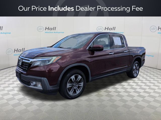 Red (Deep Scarlet Pearl) 2019 Honda Ridgeline Pickup Truck All-Wheel Drive 6-Speed Automatic