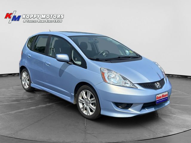 2009 Honda Fit Sport - Blue exterior view 7