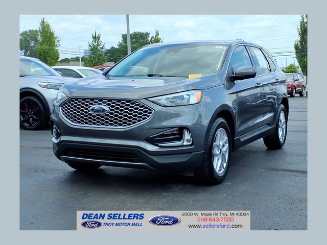 Carbonized Gray Metallic 2023 Ford Edge SUV / Crossover All-Wheel Drive 8-Speed Automatic
