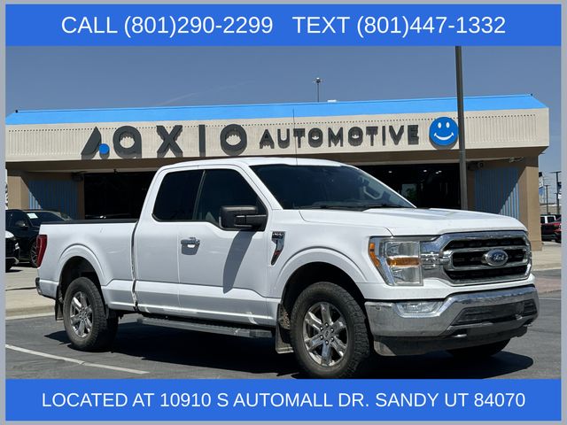 White 2021 Ford F-150 Pickup Truck Four-Wheel Drive Automatic