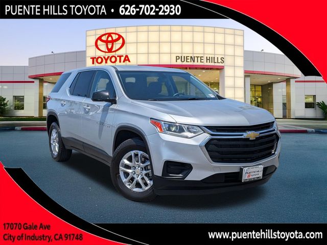 Silver Ice Metallic 2020 Chevrolet Traverse SUV / Crossover Front-Wheel Drive 9-Speed Automatic