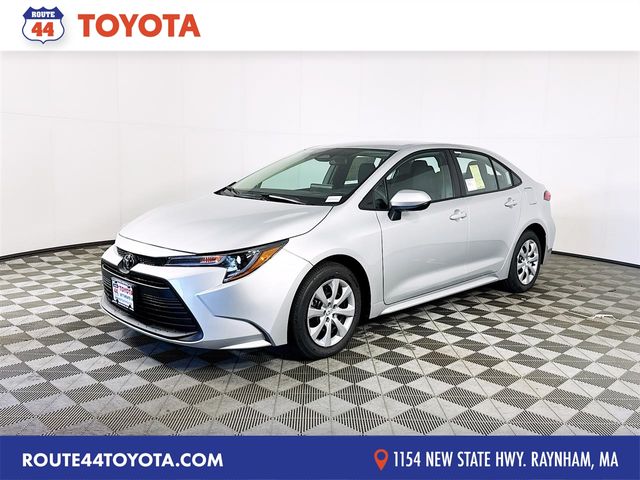 Silver 2026 Toyota Corolla LE FWD Sedan Front-Wheel Drive Continuously Variable Transmission