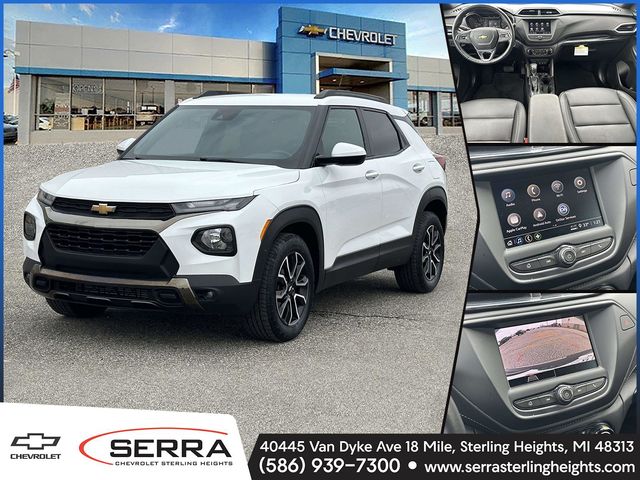 Summit White 2023 Chevrolet Trailblazer ACTIV FWD SUV / Crossover Front-Wheel Drive Continuously Variable Transmission