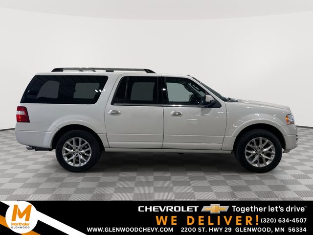 White Platinum Clearcoat Metallic 2017 Ford Expedition EL Limited 4WD SUV / Crossover Four-Wheel Drive 6-Speed Automatic