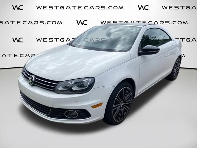Candy White 2013 Volkswagen Eos Convertible Front-Wheel Drive 6-Speed Dual Clutch