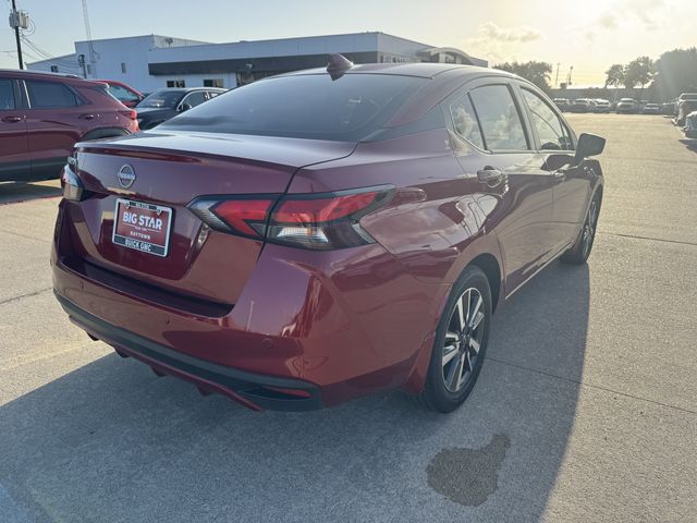2025 Nissan Versa 1.6 SV Red at Bravo Nissan