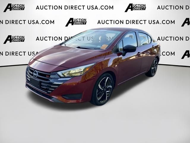 Red (Scarlet Ember Tintcoat) 2025 Nissan Versa Sedan Front-Wheel Drive Continuously Variable Transmission