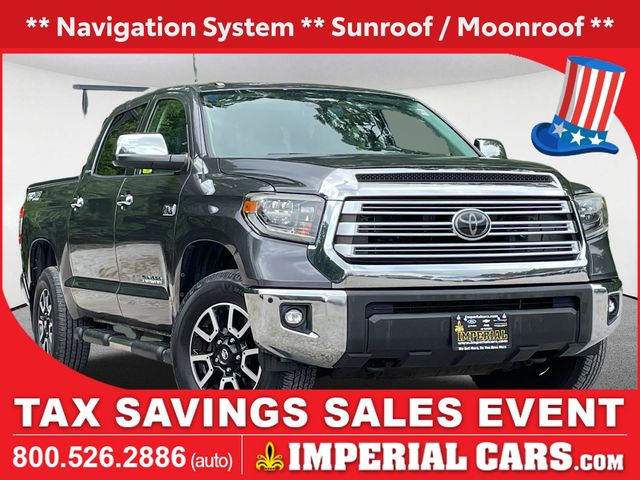 Magnetic Gray Metallic 2018 Toyota Tundra Pickup Truck Four-Wheel Drive 6-Speed Automatic Overdrive