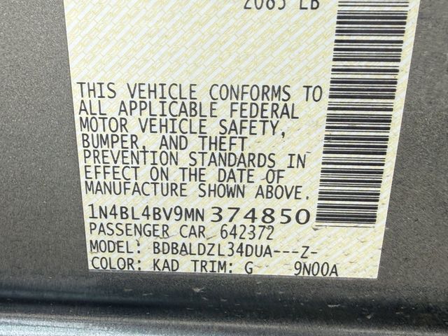 2021 Nissan Altima 2.5 S Gray at Central Houston Nissan