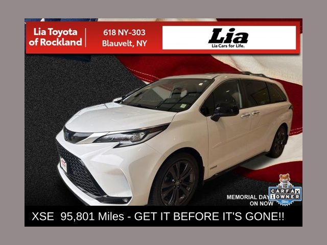 Super White 2021 Toyota Sienna XSE 7-Passenger AWD Minivan All-Wheel Drive Continuously Variable Transmission