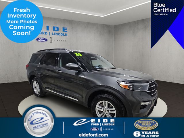 Gray (Magnetic Metallic) 2020 Ford Explorer XLT AWD SUV / Crossover All-Wheel Drive Automatic