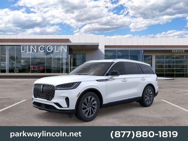 Pristine White Metallic Tri-Coat 2026 Lincoln Aviator SUV / Crossover Rear-Wheel Drive Automatic
