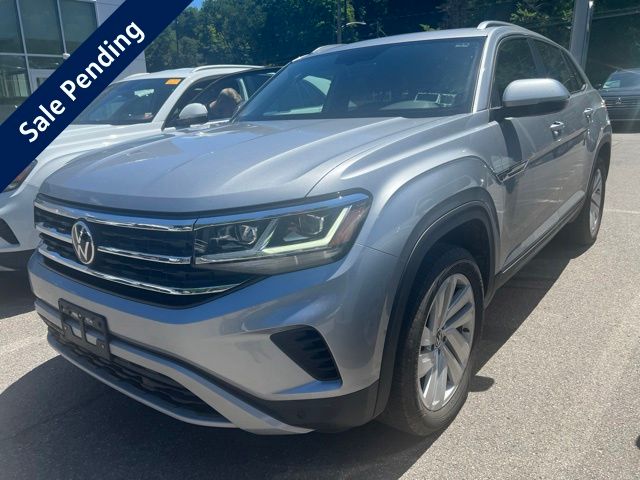 2023 Volkswagen Atlas Cross Sport 3.6L V6 SE w/Technology Silver at Sutliff Volkswagen