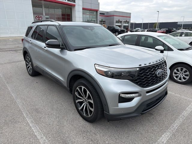 Star White Metallic Tri-Coat 2020 Ford Explorer ST AWD SUV / Crossover All-Wheel Drive Automatic