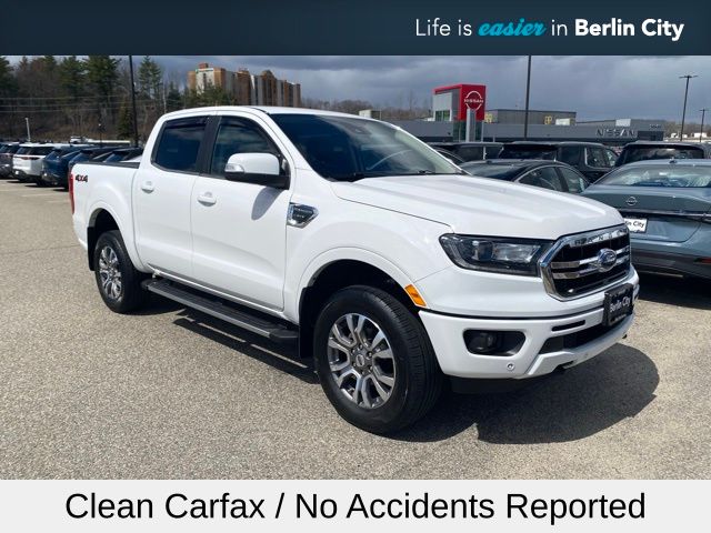 Oxford White 2019 Ford Ranger Lariat SuperCrew 4WD Pickup Truck Four-Wheel Drive Automatic