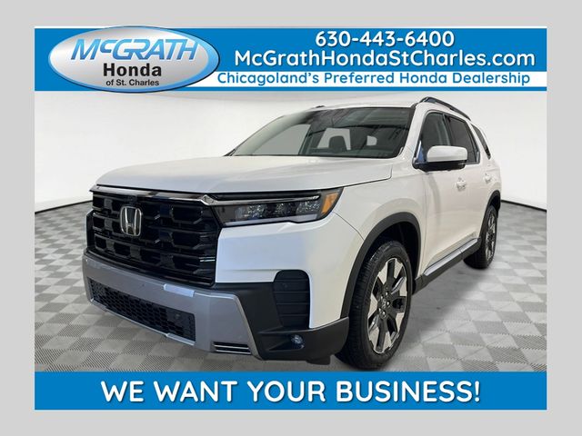 PLATINUM WHITE PEARL 2026 Honda Pilot Touring AWD SUV / Crossover All-Wheel Drive Automatic