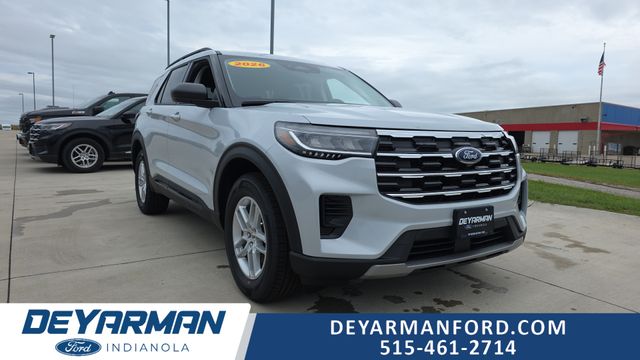White Metallic 2026 Ford Explorer SUV / Crossover All-Wheel Drive Automatic