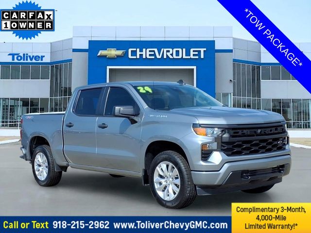 Sterling Gray Metallic 2024 Chevrolet Silverado 1500 Pickup Truck Four-Wheel Drive 8-Speed Automatic