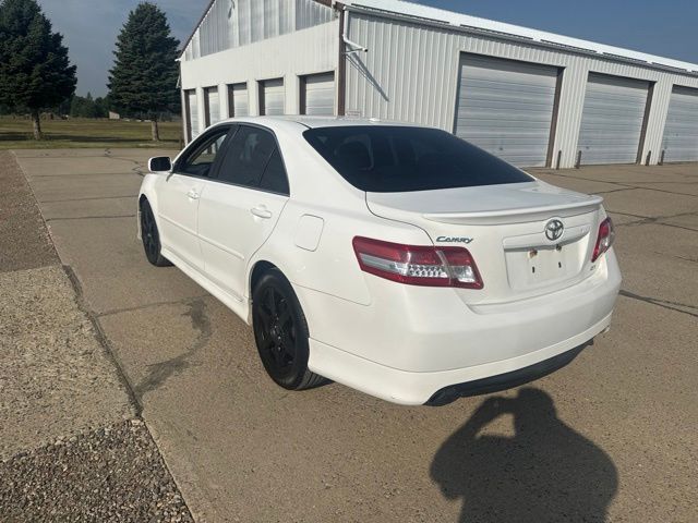 2011 White Toyota Camry LE FWD Sedan